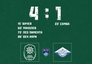 Вихрен се върна на победния път, разгроми Спортист (Своге)