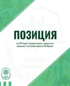 Позиция на ОФК „Вихрен“ (Сандански)